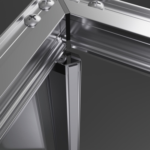 Radaway Alienta C 80x80 cm szögletes zuhanykabin, króm 10238080-01-01