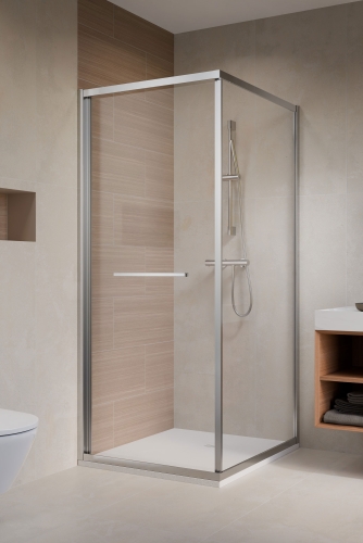 Radaway Alienta SD I 80x80 cm szögletes zuhanykabin, króm 10191880-01-01