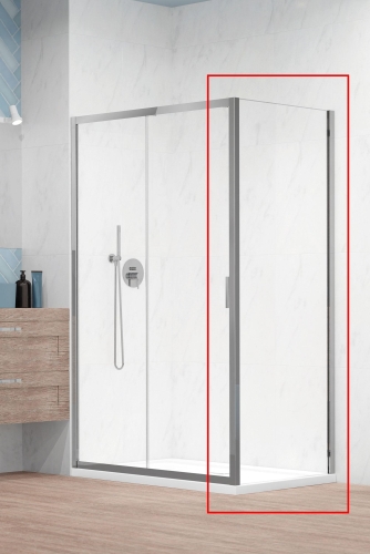 Radaway Alienta S 90 cm oldalfal, króm 10270090-01-01
