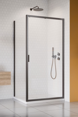 Radaway Alienta Brushed GunMetal S 90 cm oldalfal, szálcsiszolt fegyvermetál 10270090-92-01