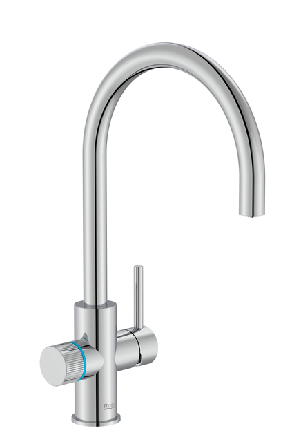 Roca Aquafy Cold- Start-os víztisztítós konyhai csaptelep, króm A5A8B3GC00