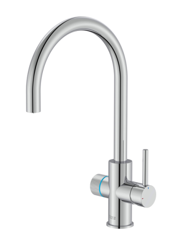 Roca Aquafy Cold- Start-os víztisztítós konyhai csaptelep, króm A5A8B3GC00