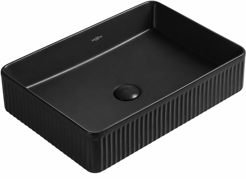 Mexen Grovo pultra helyezhető mosdó 50 x 34 cm, matt fekete 22305085