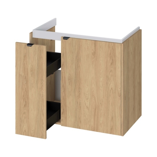Cersanit OVIDA 80 cm alsószekrény mosdóval, fényes fehér S4047-003