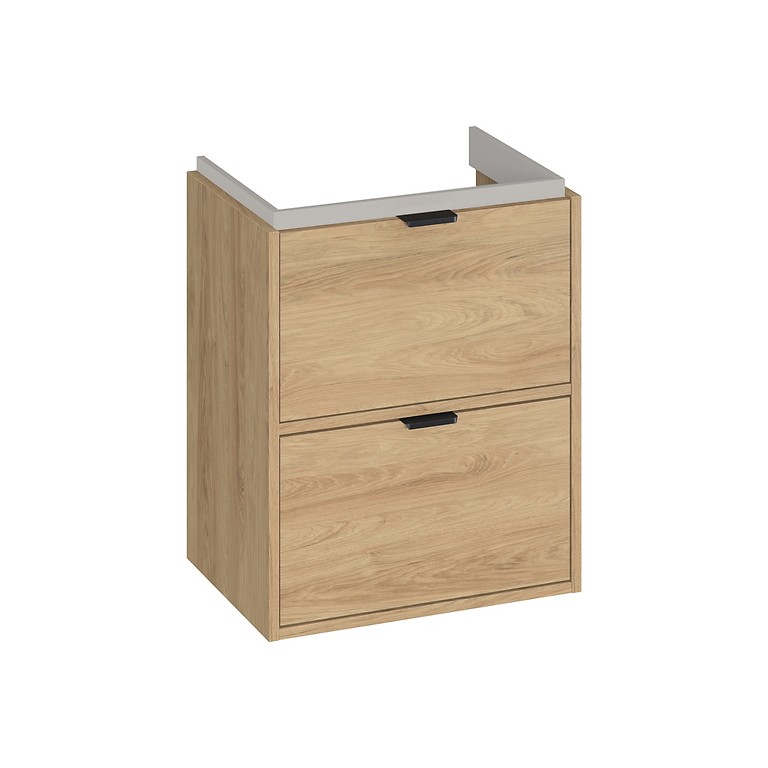 Cersanit ATRATO Slim 50 cm alsószekrény, hickory tölgy S1026-030