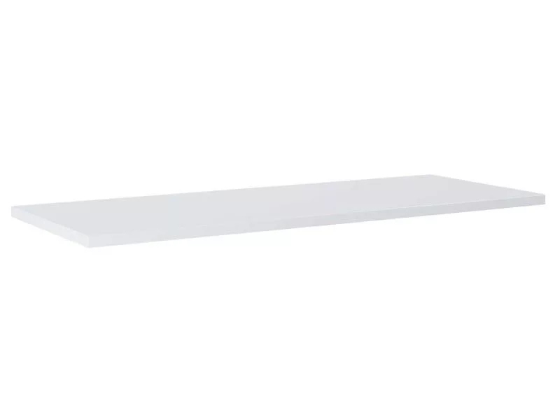 AREZZO design 140(90+50)x49,4x2,8 cm mosdópult, magasfényű fehér színben AR-167037