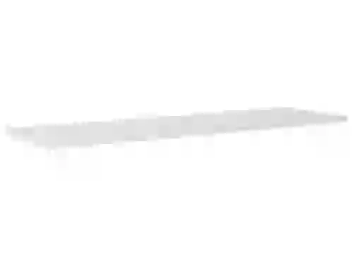 AREZZO design 190x49,4x2,8 cm mosdópult, magasfényű fehér színben AR-167038