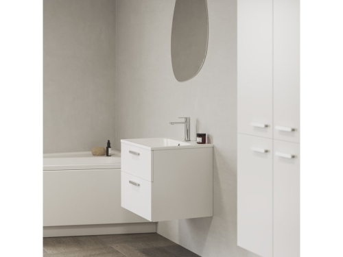 Ravak Chrome II 70 cm alsószekrény króm fogantyúval, fehér X000001773