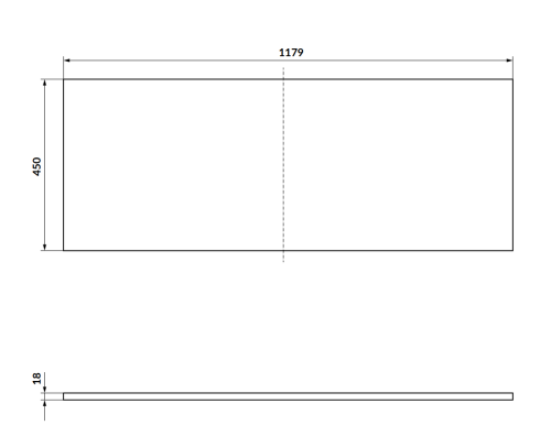 Cersanit ATRATO 118 cm mosdópult, matt kasmír S1026-024