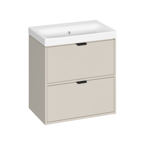 Cersanit ATRATO Slim 60 cm alsó szekrény mosdóval, matt kasmír S4007-006