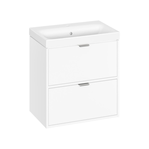 Cersanit ATRATO Slim 60 cm alsó szekrény mosdóval, matt fehér S4007-003