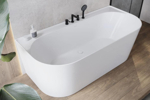 Cersanit CREA SLIM 170x80 cm falhoz tolható szabadon álló kád, fehér S931-040