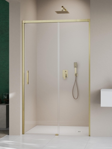 Radaway Idea 6 Brushed Gold DWJ 130 balos zuhanyajtó, szálcsiszolt arany 387017-99-01L