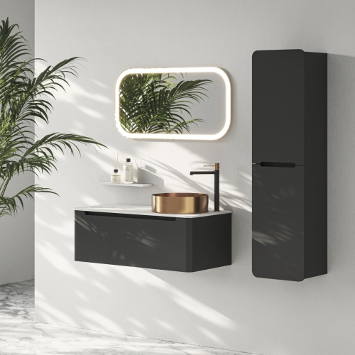 Sapho KERALA Rockstone 102 cm mosdópult, matt fehér KR100-0101