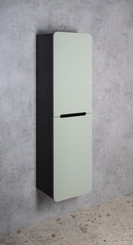 Sapho KERALA 38 cm magas kiegészítő szekrény, matt antracit/verde KR350-4434