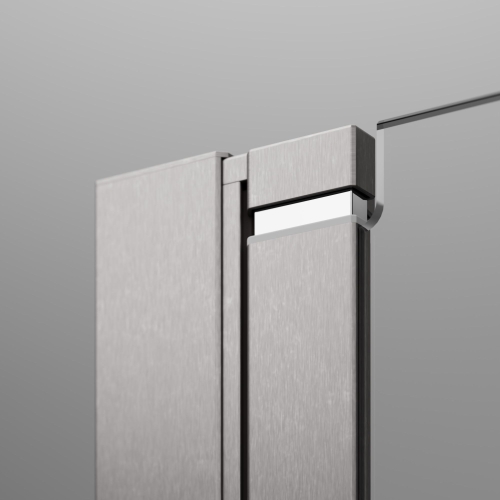 Radaway Nes 6 Brushed Nickel DWJ I zuhanyajtó jobbos, 90 cm, szálcsiszolt króm 10026090-91-01R