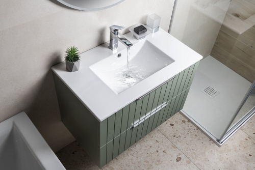 Sapho CIRASA STRIP 80 cm alsószekrény, verde CR801-4444S