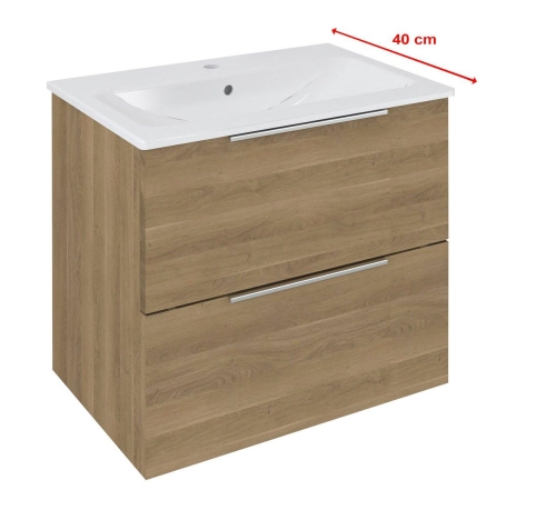 Sapho CIRASA SLIM 60 cm alsószekrény, Cuneo tölgy CR592-2525