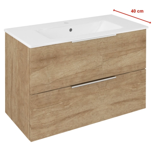 Sapho CIRASA SLIM 80 cm alsószekrény, Alabama tölgy CR792-2222