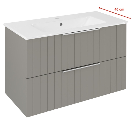 Sapho CIRASA STRIP SLIM 80 cm alsószekrény, agila CR792-4343S