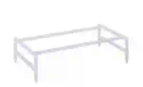 AREZZO design MONTEREY tartó láb 80 cm, matt fehér AR-168436