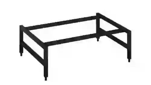AREZZO design MONTEREY tartó láb 60 cm, matt fekete AR-168439
