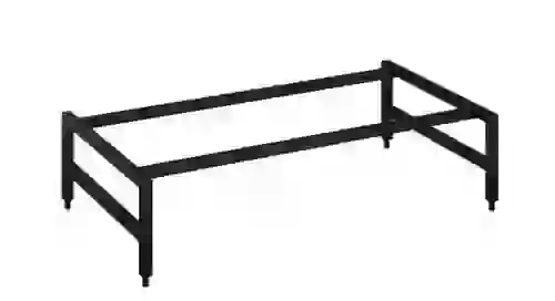 AREZZO design MONTEREY tartó láb 80 cm, matt fekete AR-168440