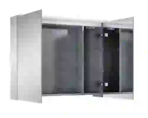 AREZZO design PREMIUM 2 ajtós tükrös szekrény 80x65 cm, Technobox, LED Lámpa AR-904664