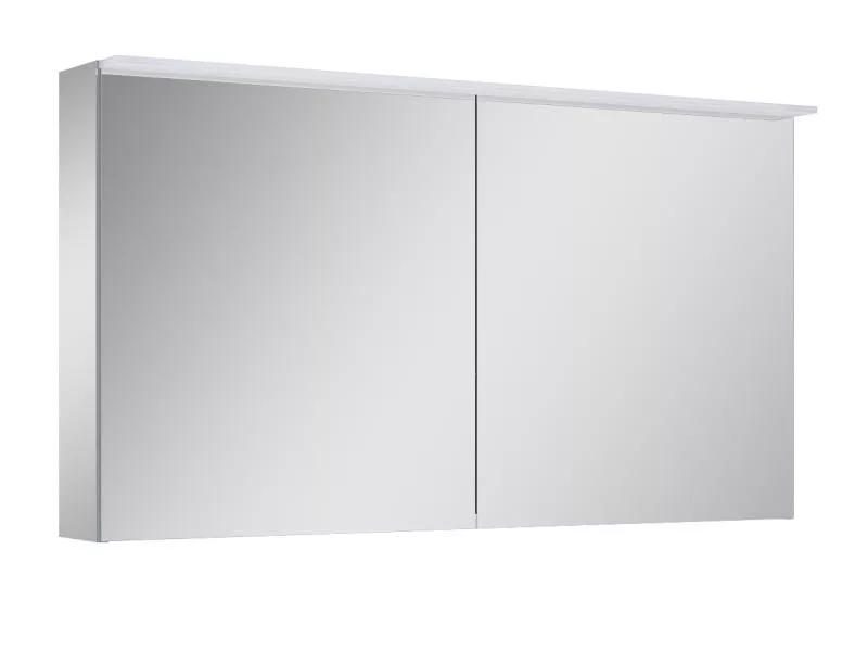 AREZZO design PREMIUM 2 ajtós tükrös szekrény 120x65 cm, Technobox, LED lámpa AR-904666