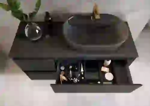 AREZZO design fiókrendező 350 mm, S méret, matt antracit AR-167348