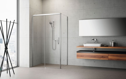 Radaway Idea 8 KDJ 120 cm balos zuhanykabin ajtó, króm 10340620-01-01L, 10350553-01-01