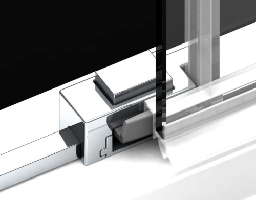 Radaway Idea 8 KDJ 120 cm balos zuhanykabin ajtó, króm 10340620-01-01L, 10350553-01-01