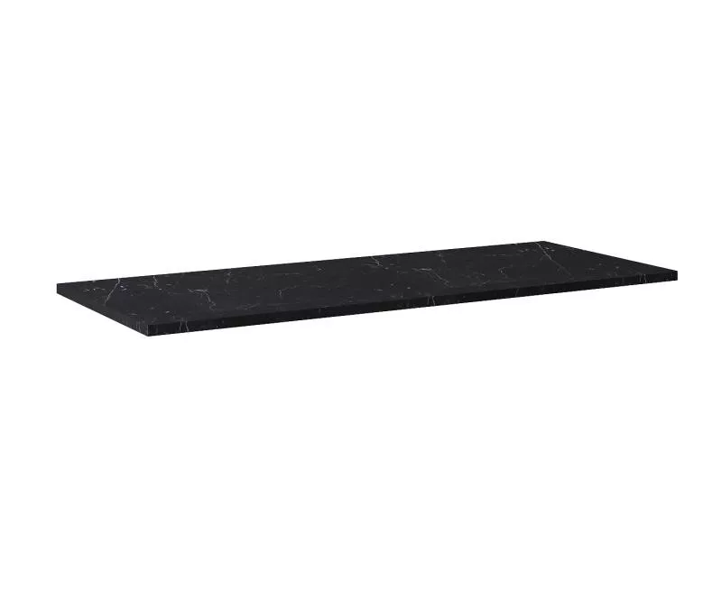 AREZZO design MARQUINA márvány 120x46 cm mosdópult matt fekete AR-167483