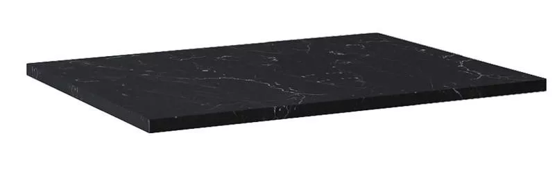 AREZZO design MARQUINA márvány mosdópult 70x49,4 cm matt fekete AR-167807