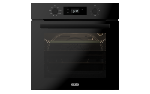 EVIDO LEVEL PRO 60B multifunkciós sütő, 60 cm, fekete, AirFry és Pizza funkcióval BOL6DB.4